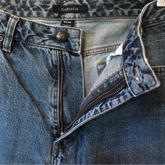 Van Heusen Classic Fit Blue Jeans Size 34 x 32 - Picture 6 of 14